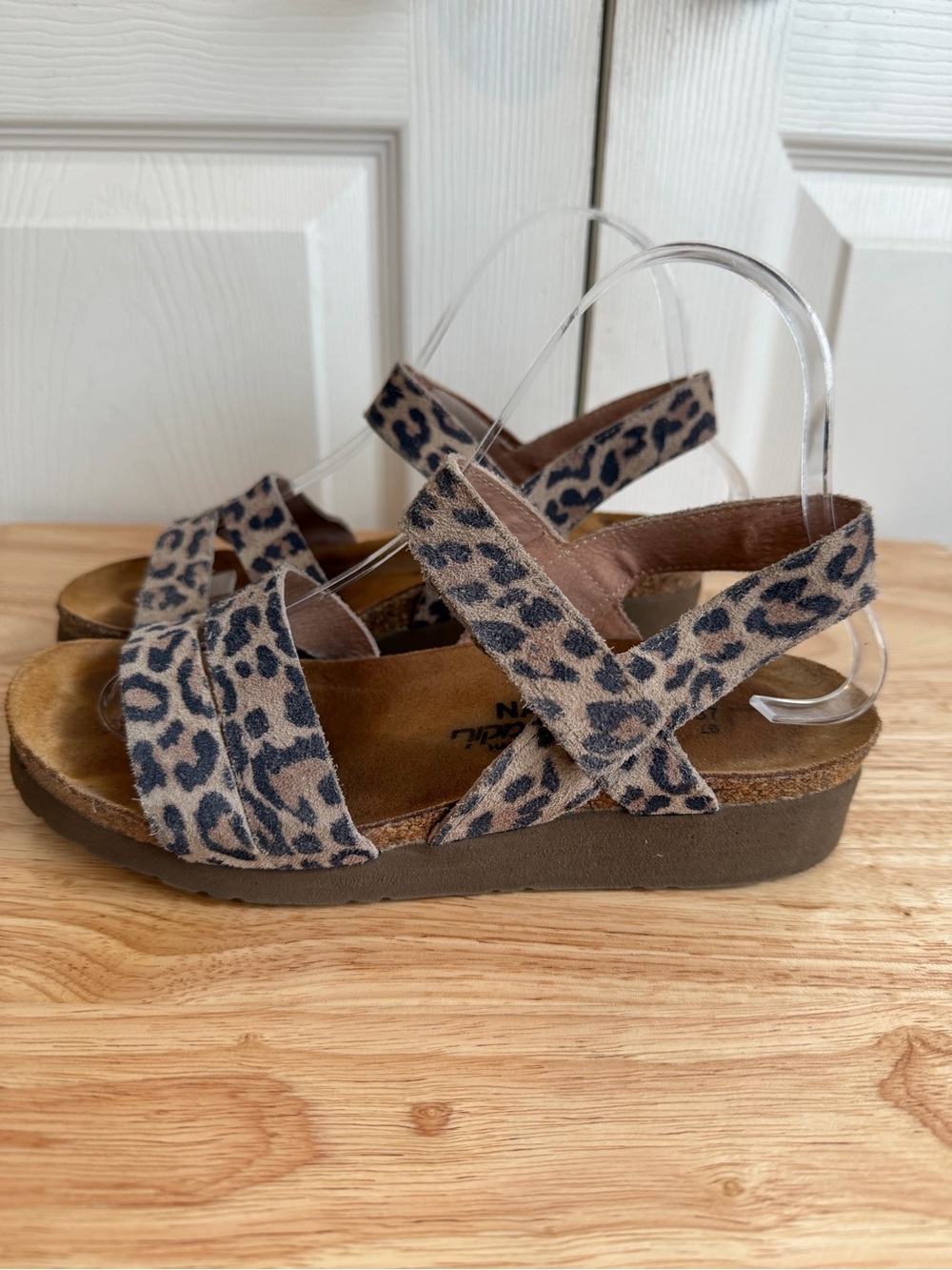 Naot Krista Sandals, Leopard Print, Women's 6 M (EU 37)